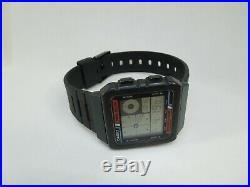 VINTAGE 80's CASIO AE-20W TWIN GRAPH DIGITAL WATCH with NEW BATTERY