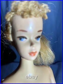 VINTAGE BARBIE #3 Blonde Ponytail Rare Pink Eyeshadow. All Original