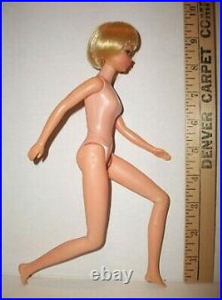 VINTAGE Barbie FRANCIE DOLL TNT WAIST BEND LEGS JAPAN 1960S DRESSED IN LAME