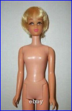 VINTAGE Barbie FRANCIE DOLL TNT WAIST BEND LEGS JAPAN 1960S DRESSED IN LAME