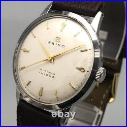 Vintage 1957 SEIKO UNIQUE 14025 15Jewel Hand-winding Watch from Japan #868