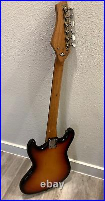 Vintage 1960's Kingston electric guitar, made in Japan, Cutaway Sunburst Body
