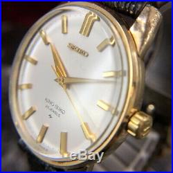 Vintage 1960s KING SEIKO 44-2000 AGF 14K GOLD FILLED Hand-Winding Watch #199