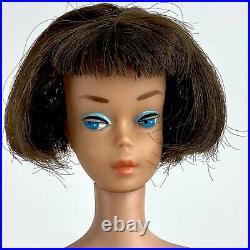 Vintage 1965 Brunette Short Hair Bob American Girl Barbie HTF RARE