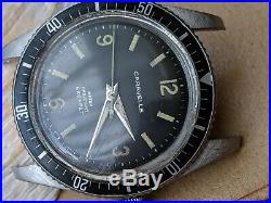 Vintage 1969 Bulova Caravelle 666 Feet Divers Watch withAll SS Case, Runs Strong