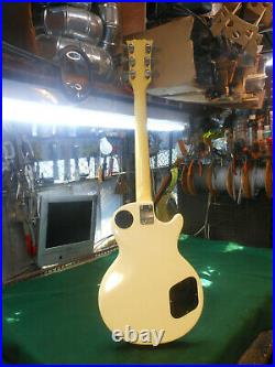 Vintage 1970's (LEFTY) Ibanez Cortez Japan Les Paul Custom Electric Guitar Ivory