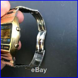 Vintage 1970's SEIKO A159-5019-G LCD Quartz Japan A 36mm watch- New Battery