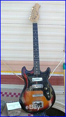 Vintage 1970s Harmony H-802 Electric Guitar Teisco Japan GUITAR ONLY