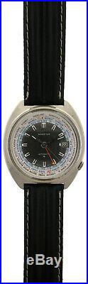 Vintage 1970s Seiko World Time GMT Watch 6117-6400 Pilot Date Automatic