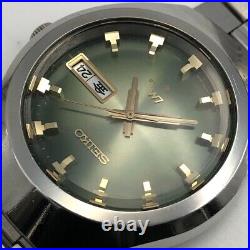 Vintage 1974 SEIKO LORD MATIC LM 23Jewel Green Dial Automatic Watch Japan #1303