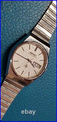 Vintage 1976's Seiko Grand Quartz Ref. 4843-8050 Index Aerolite Dial Watch