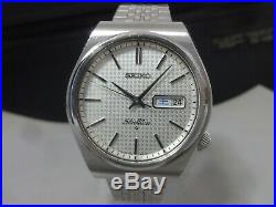 Vintage 1977 SEIKO Automatic watch Silver Wave 21J 6306-8010
