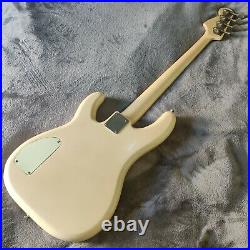 Vintage 1980s Fernandes The Revival 24 Fret Active P J Bass Guitar Made In Japan