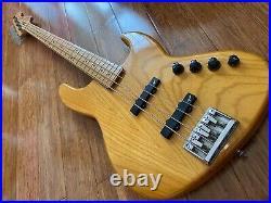 Vintage 1987 Fender Jazz Bass Jbr-80 Active Preamp, Ash, Japan Mij Fujigen