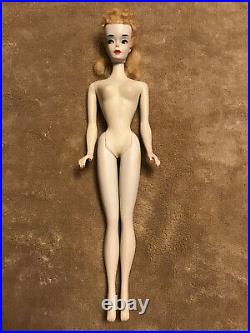 Vintage #3 Blond Barbie #2 Body Japan In Box #2 Tm Stand & Booklet # 1 Tm Box