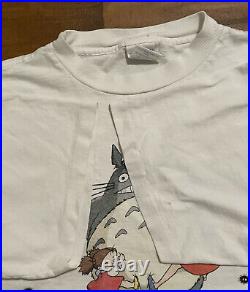 Vintage 90s My Neighbor Totoro Shirt Anime Japan Size XL Studio Ghibli Rare
