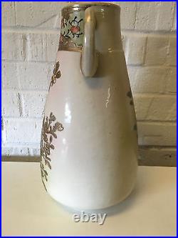 Vintage Antique 12 Japanese Likely Nippon Double Handle Vase Flowers Decoration