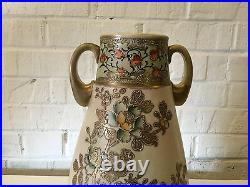 Vintage Antique 12 Japanese Likely Nippon Double Handle Vase Flowers Decoration