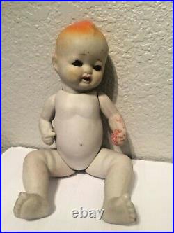 Vintage Antique Bisque 7 Japan Open Mouth Doll