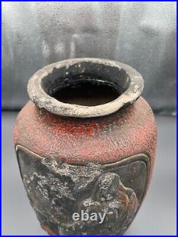 Vintage / Antique Ceramic Pottery Japanese Urn Vase