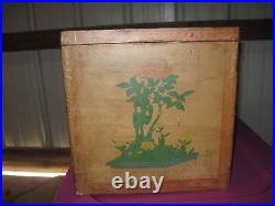 Vintage/Antique Collectible Symons Bros. & Co. Spring Leaf Japan Tea Shipping Box