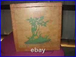 Vintage/Antique Collectible Symons Bros. & Co. Spring Leaf Japan Tea Shipping Box