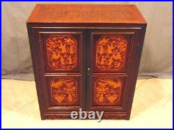 Vintage Antique Hand Painted Chinese Cabinet