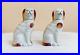 Vintage Antique Japan Porcelain Statue Dog Multi Colors Exquisite Figurine G40