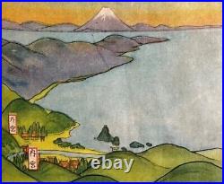 Vintage Antique Japanese Hatsusaburo Yoshida Cartography Railway Train Map Japan