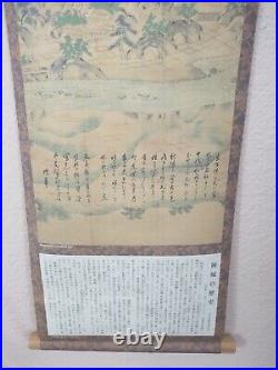 Vintage/Antique Japanese Map Scroll- 2 Sided