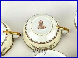 Vintage Antique Noritake China Japan Nordich Tea Cup and Sugar Bowl Lot of 12