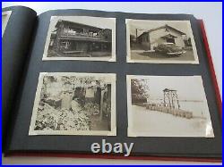 Vintage Antique Phtograph Lot Collection Temple Buddha Art Japan Album Post Ww2