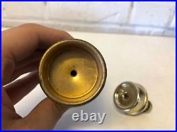 Vintage Antique Porcelain & Brass Japanese Satsuma Lighter with Attachable Base