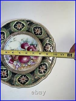 Vintage Antique Stunning Handpainted Nippon Decorative Plate