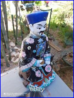 Vintage Antique c1920s Japanese Porcelain Statue From FL. Estate Fresh