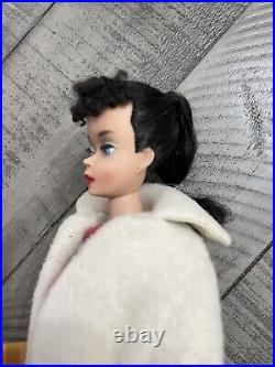 Vintage Barbie #4 1960 Brunette Ponytail Doll