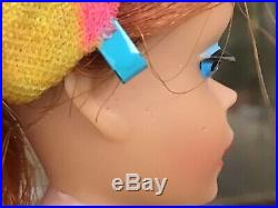 Vintage Barbie Doll Color Magic Ruby Red Original Headband/hair Clip High Color