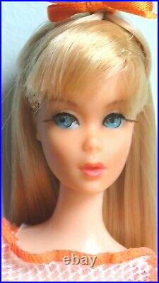Vintage Barbie TNT BEAUTIFUL Blonde MOD Orange Swimsuit OSS Japan EXCELLENT