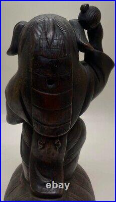 Vintage Bizen Ware Shishi-Gaburi Lion Dance Ornament, Shishi-mai Feng Shui Decor