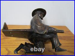 Vintage Bronze Japanese Rice Farmer