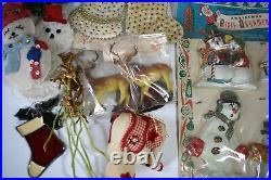 Vintage Christmas ornament Lot Japan kitsch angel elf deer snowman Santa pixie