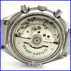 Vintage Citizen Chronograph 4-901207 Ta 23j Automatic 8110a Wrist Watch A8428