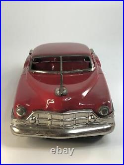 Vintage Collectors Antique authentic 1952 Red/chrome Cadillac made in Japan Toy