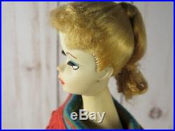 Vintage Genuine #1 Barbie 1959 Tubes In Feet + 4 Near Complete Vintage Outfits