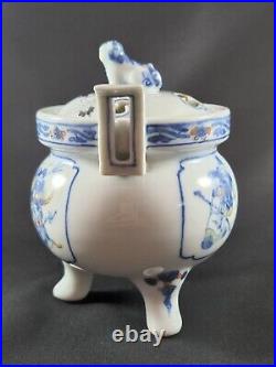 Vintage Japanese ARITA ware Censer Incense Burner Height 13.7cm/5.3inch