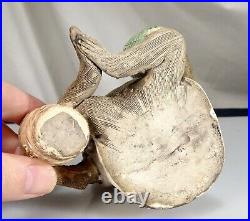 Vintage Japanese Banko Wear Pottery Monkey Nodder Figurine 56492