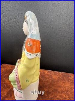 Vintage Japanese Porcelain Buddha Kwanyin Statue