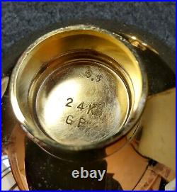 Vintage Japanese Sake Cup Sakazuki Zodiac 12 kinds Gold Plated 24K Japan #893-1