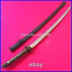Vintage Japanese Sword Samurai Katana Copper Handle With Matching Number& Sheath