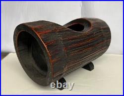 Vintage Japanese bamboo vessel